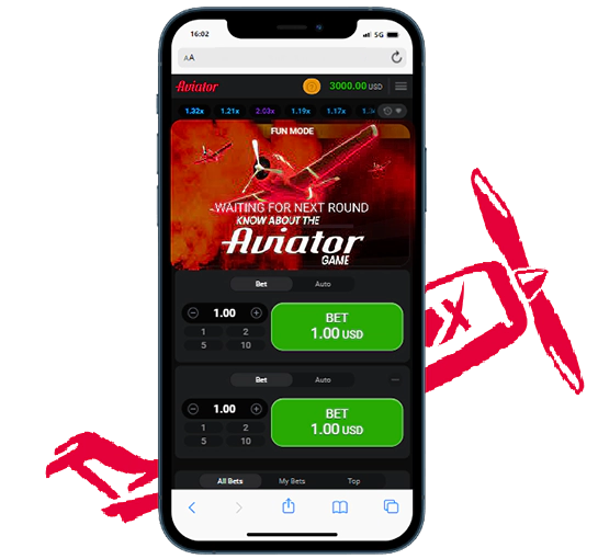 Aviator game mobile app - play on iPhone and Android