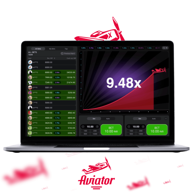 How to play Aviator game - desktop interface with multiplier