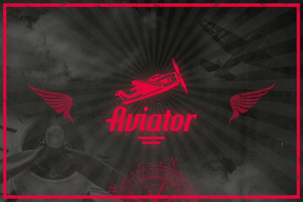 Aviator game logo - crash game by Spribe