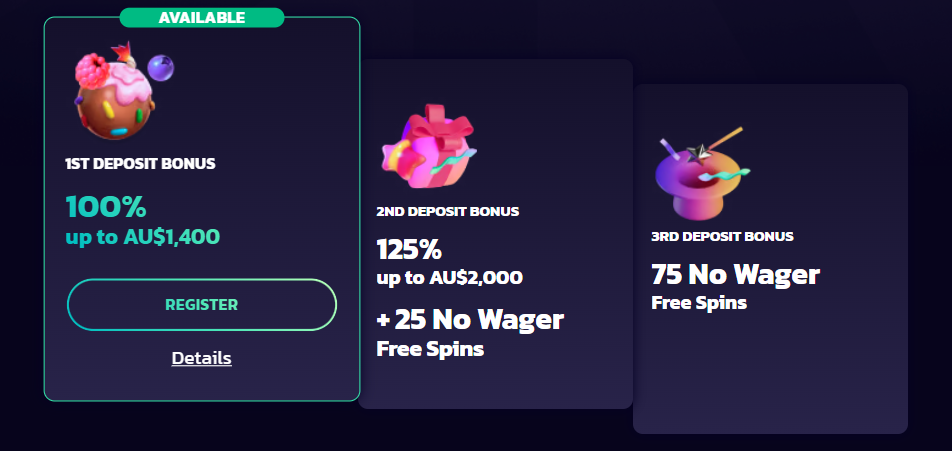 21Bit Casino welcome bonus offer