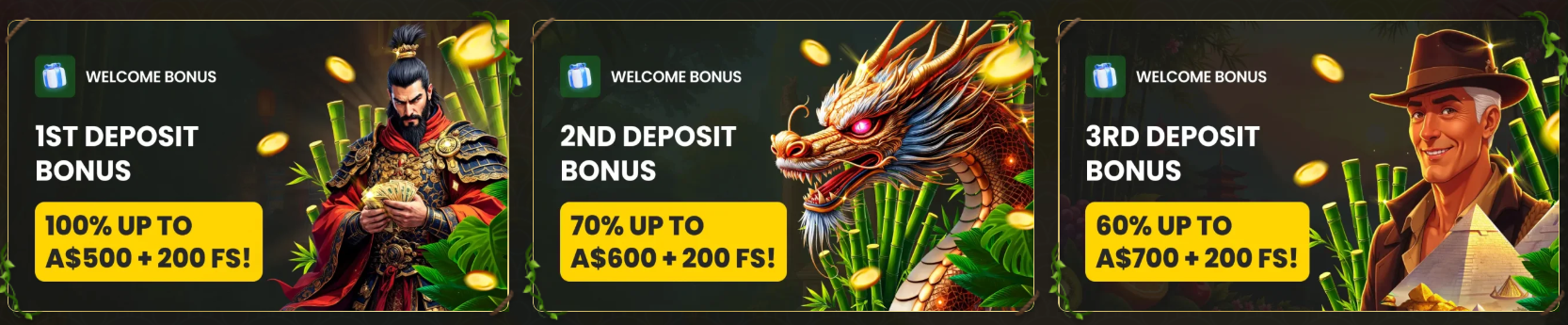 Asino Casino welcome bonus offer
